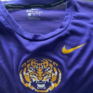 LSU Nike dry fit long sleeve